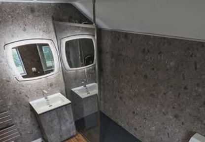 Compact bathroom installation